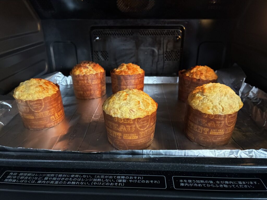 マフィン焼いた後