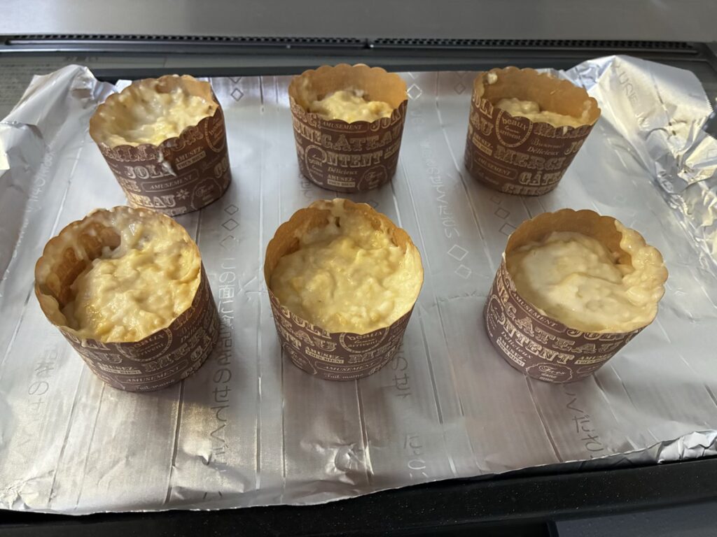 マフィン焼く前