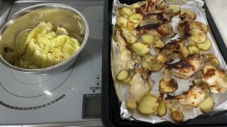 手羽元投入後