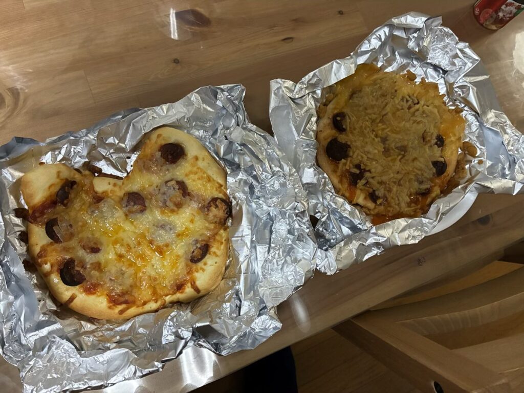 ピザ焼き上がりのコピー