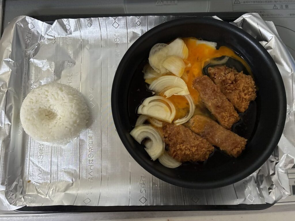 セット前の食材配置