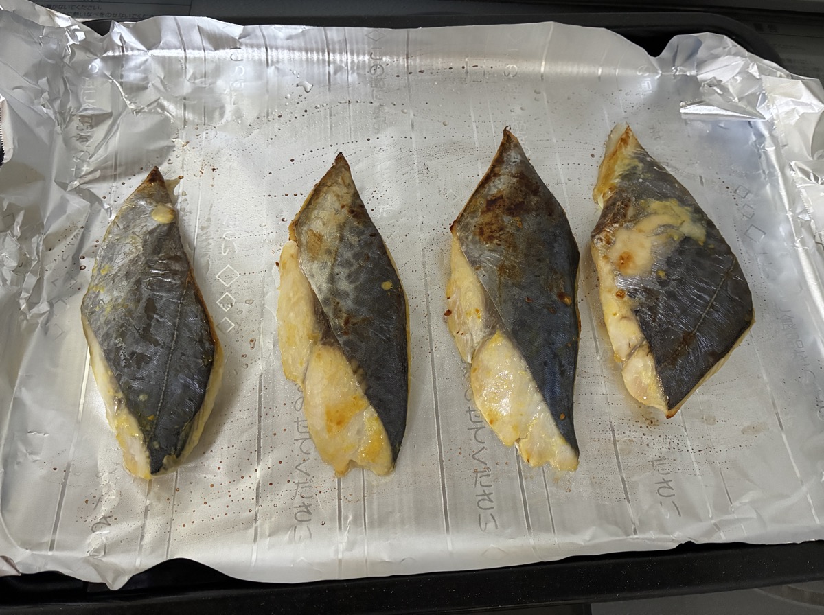さわらのみそ漬け ヘルシオ焼き上がり